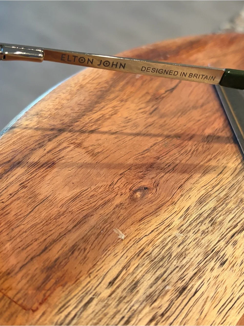 Men’s Silver Aviator Sunglasses - Gray Lenses